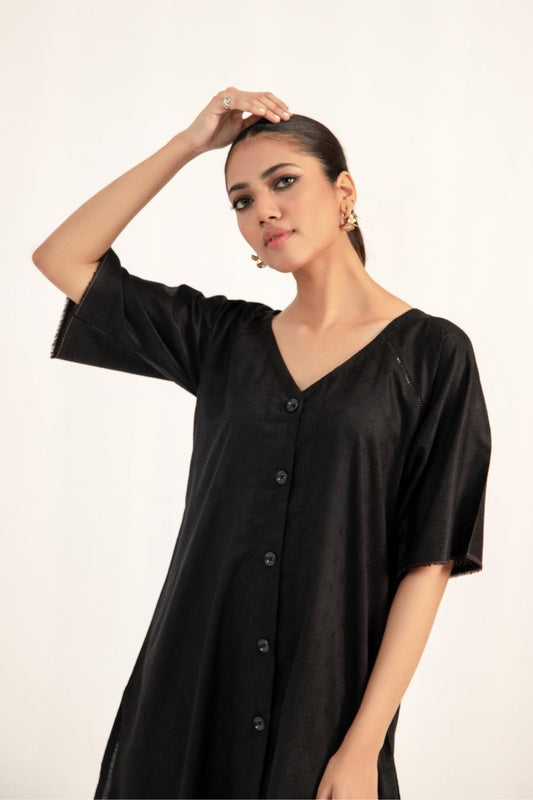 2 PC Stitched | Jacquard Shirt + Trouser