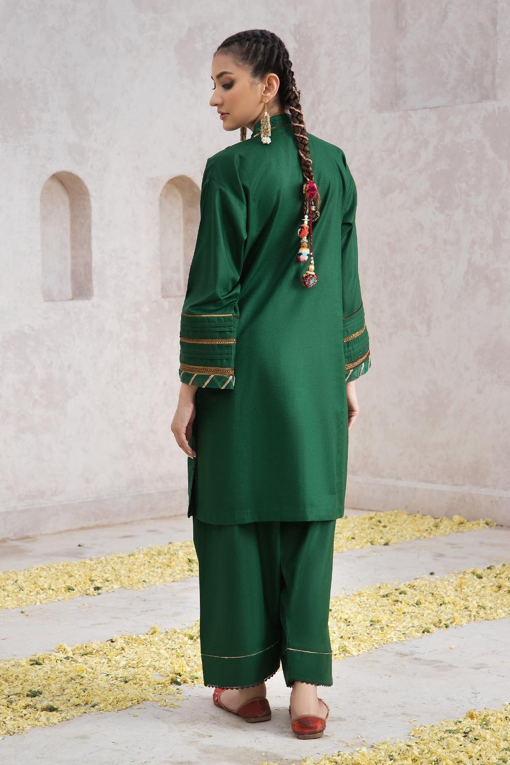 2 PC Stitched | Jacquard Shirt + Trouser