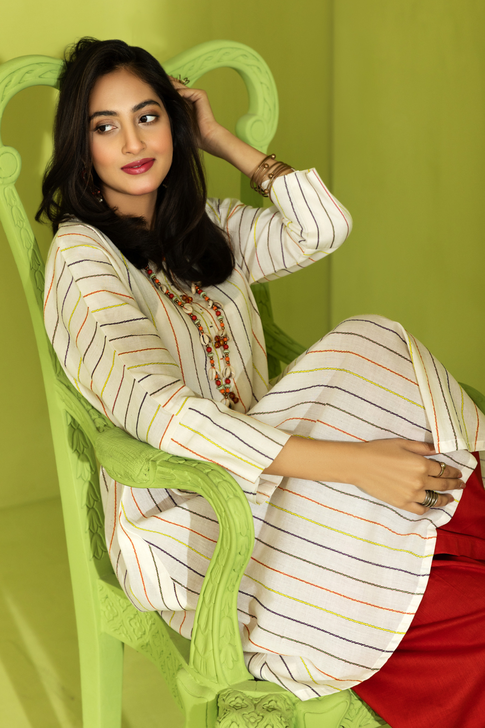 2 PC Stitched | Jacquard Shirt + Trouser