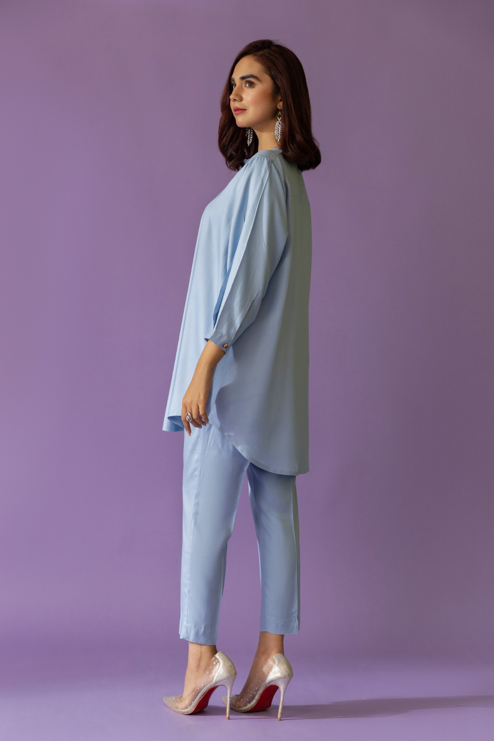 2 PC Stitched | Basic Crepe Shirt + Trouser