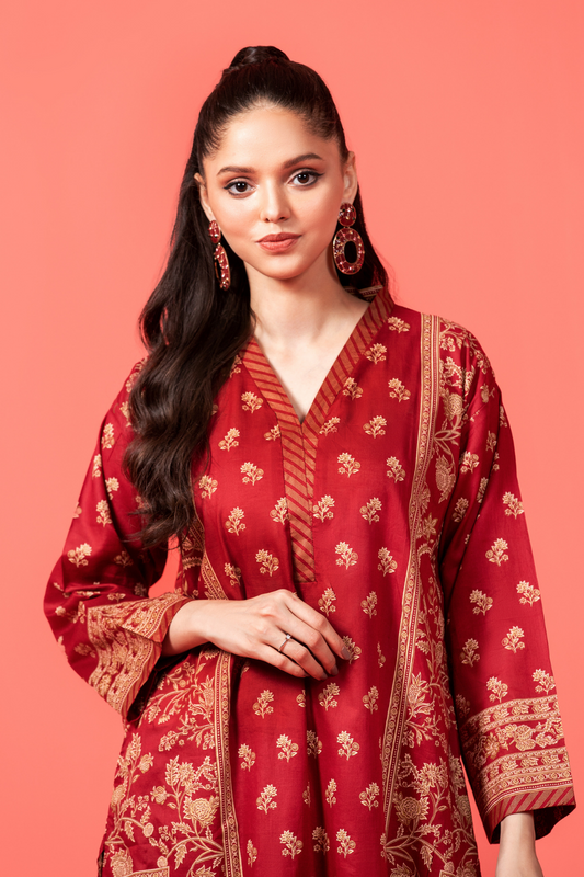 1 PC Stitched | Printed Lawn Shirt