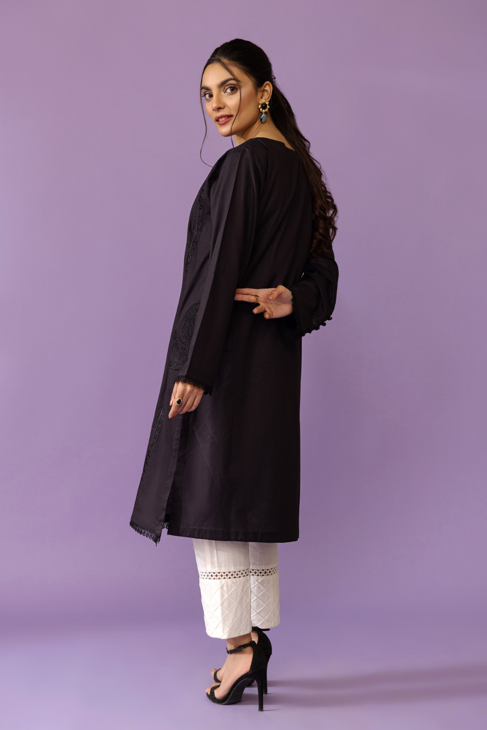 1 PC Stitched | Embroidered Lawn Shirt