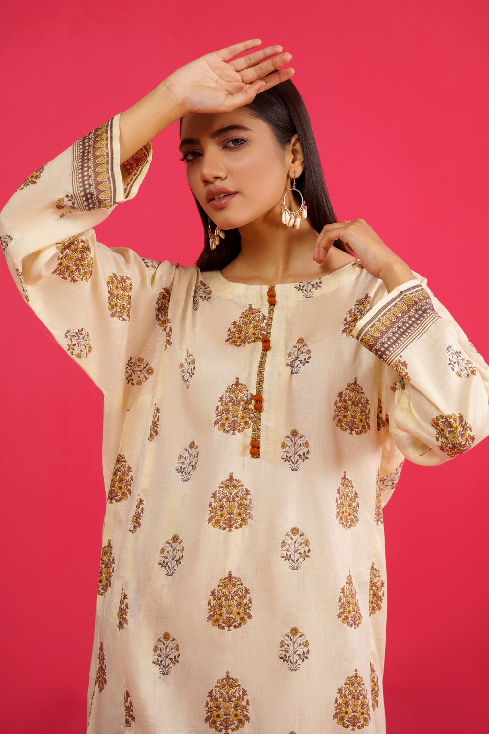 2 PC Unstitched | Printed Lawn Shirt + Trouser