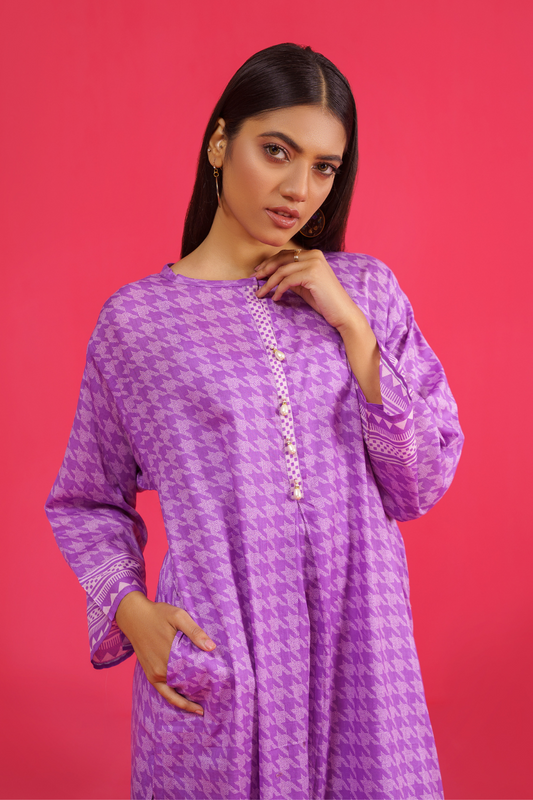 2 PC Unstitched | Printed Lawn Shirt + Trouser