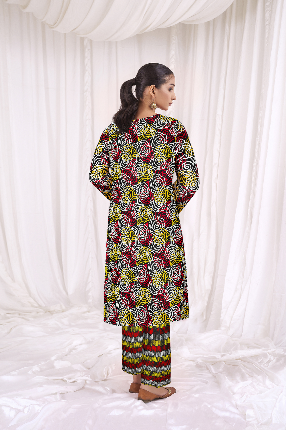 2 PC Unstitched | Printed Lawn Shirt + Trouser