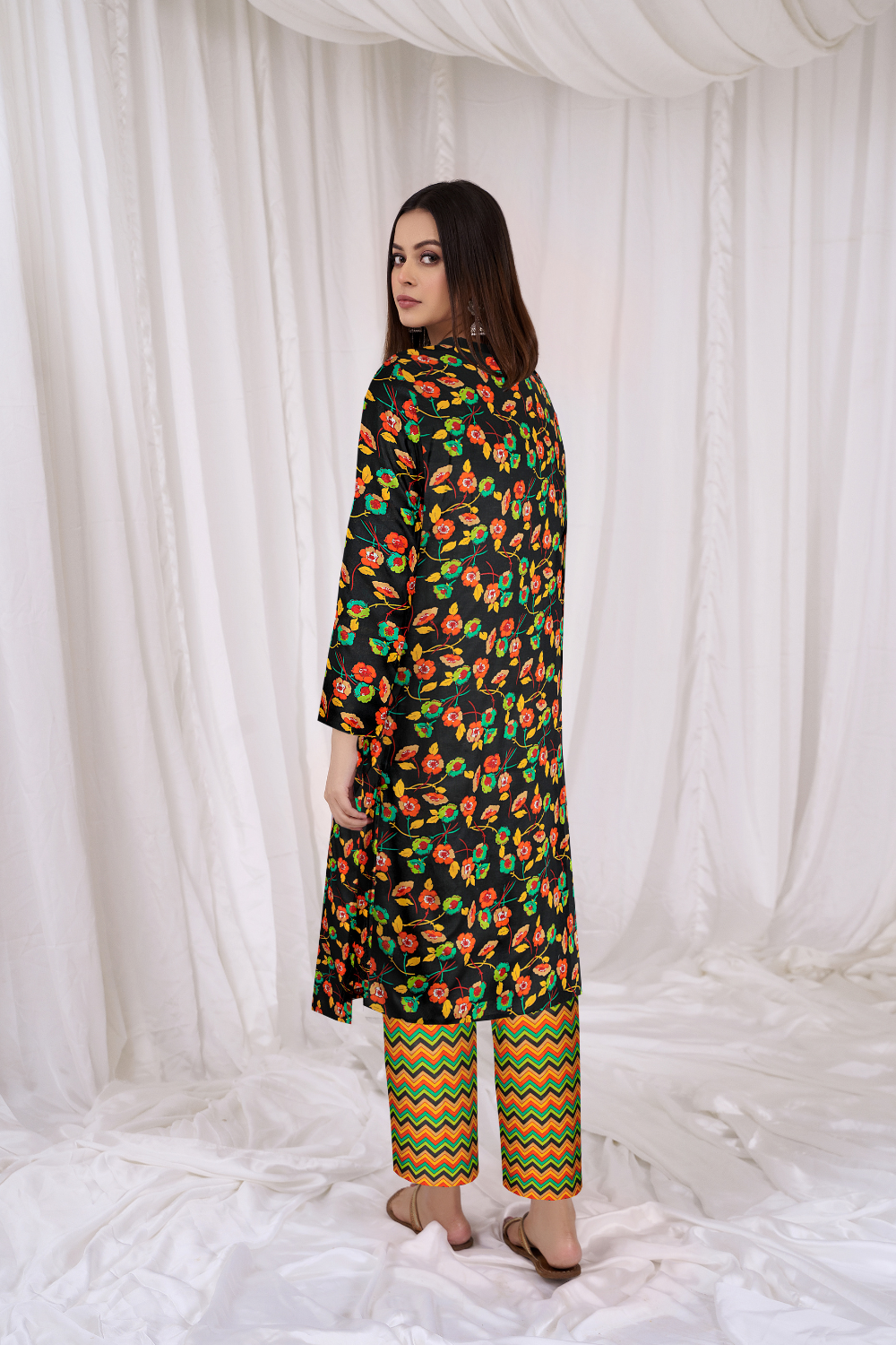 2 PC Unstitched | Printed Lawn Shirt + Trouser
