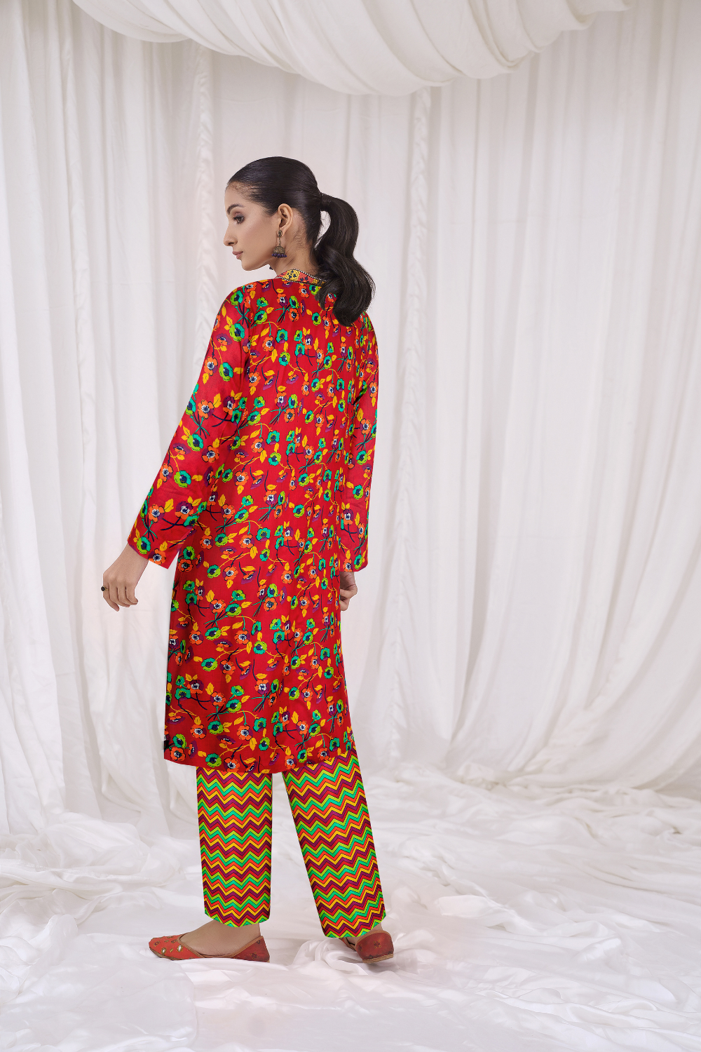 2 PC Unstitched | Printed Lawn Shirt + Trouser