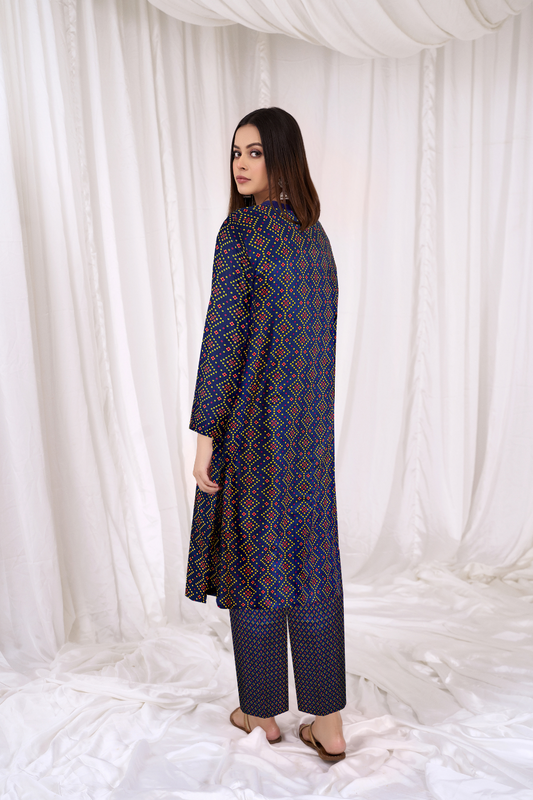 2 PC Unstitched | Printed Lawn Shirt + Trouser