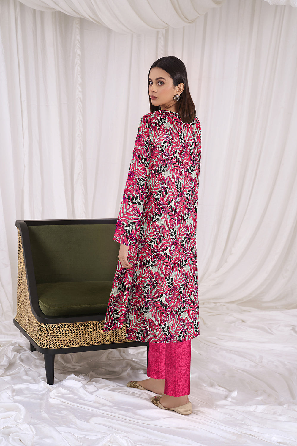 2 PC Unstitched | Printed Lawn Shirt + Trouser