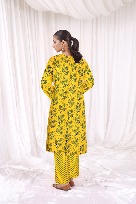 2 PC Unstitched | Printed Lawn Shirt + Trouser