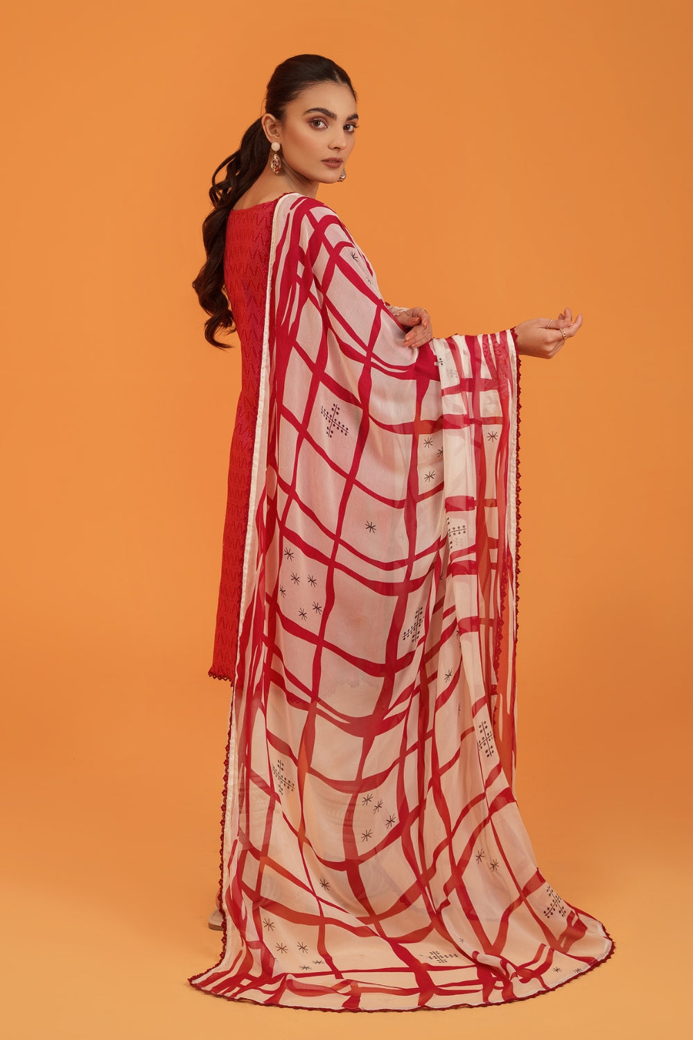 3 PC Stitched | Embroidered + Printed Lawn Suit