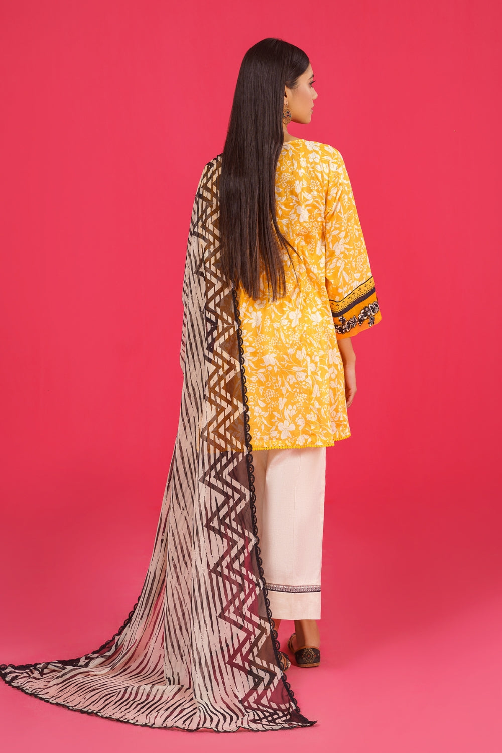 3 PC Stitched | Embroidered + Printed Lawn Suit