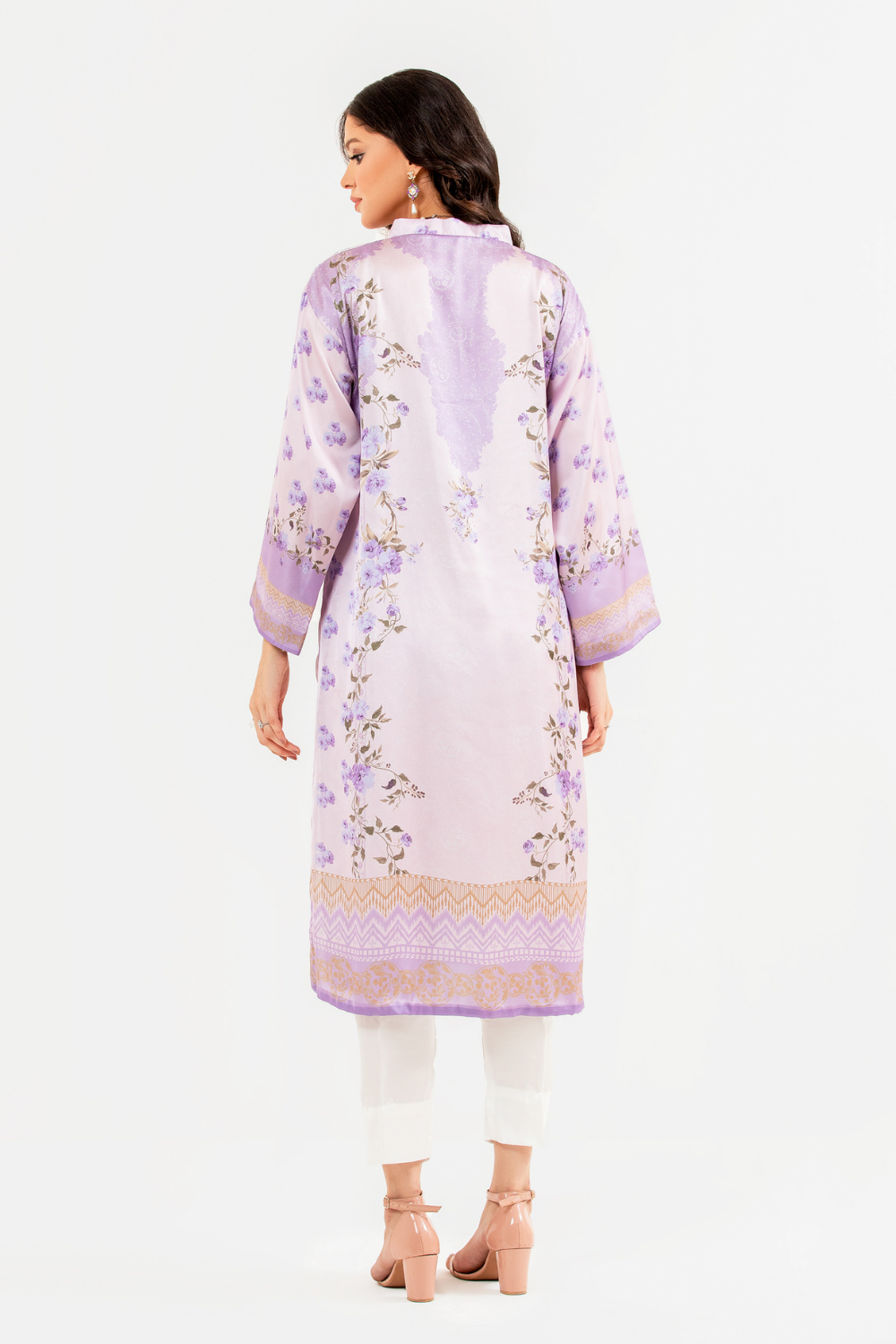 1 PC Unstitched | Poly Satin Shirt