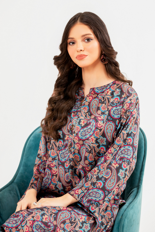 1 PC Unstitched | Poly Satin Shirt