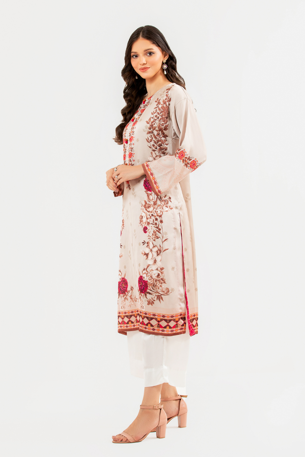 1 PC Unstitched | Poly Satin Shirt