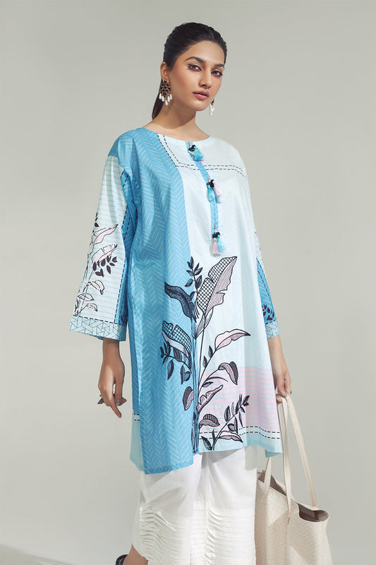 1 PC Stitched | Emborided+ Printed Shirt