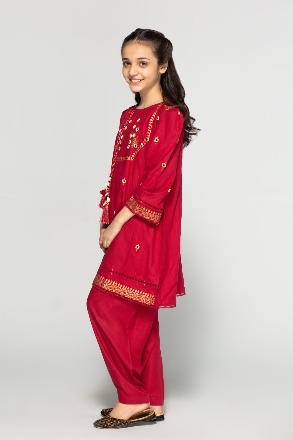 2 PC Stitched | Block Printed Shirt+ Trouser