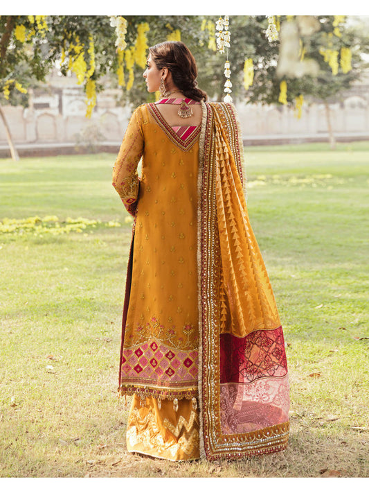 WU-03 Masakali | Embroidered Net 3-Piece Suit