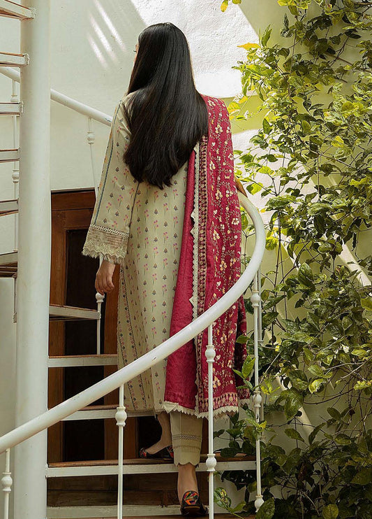 NW-05 | 3 Piece Embroidered Unstitched Suits from Qalamkar Qline Linen Collection