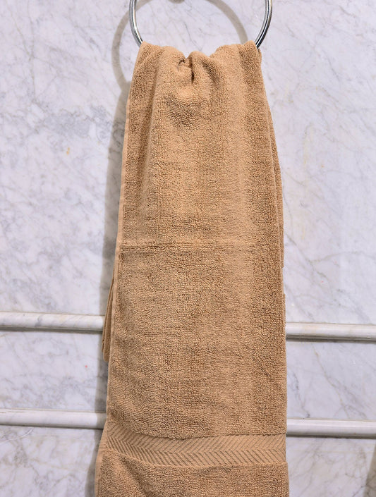 Towels Plain Beige Dyed Towels HOMBATTOW Bath Towel