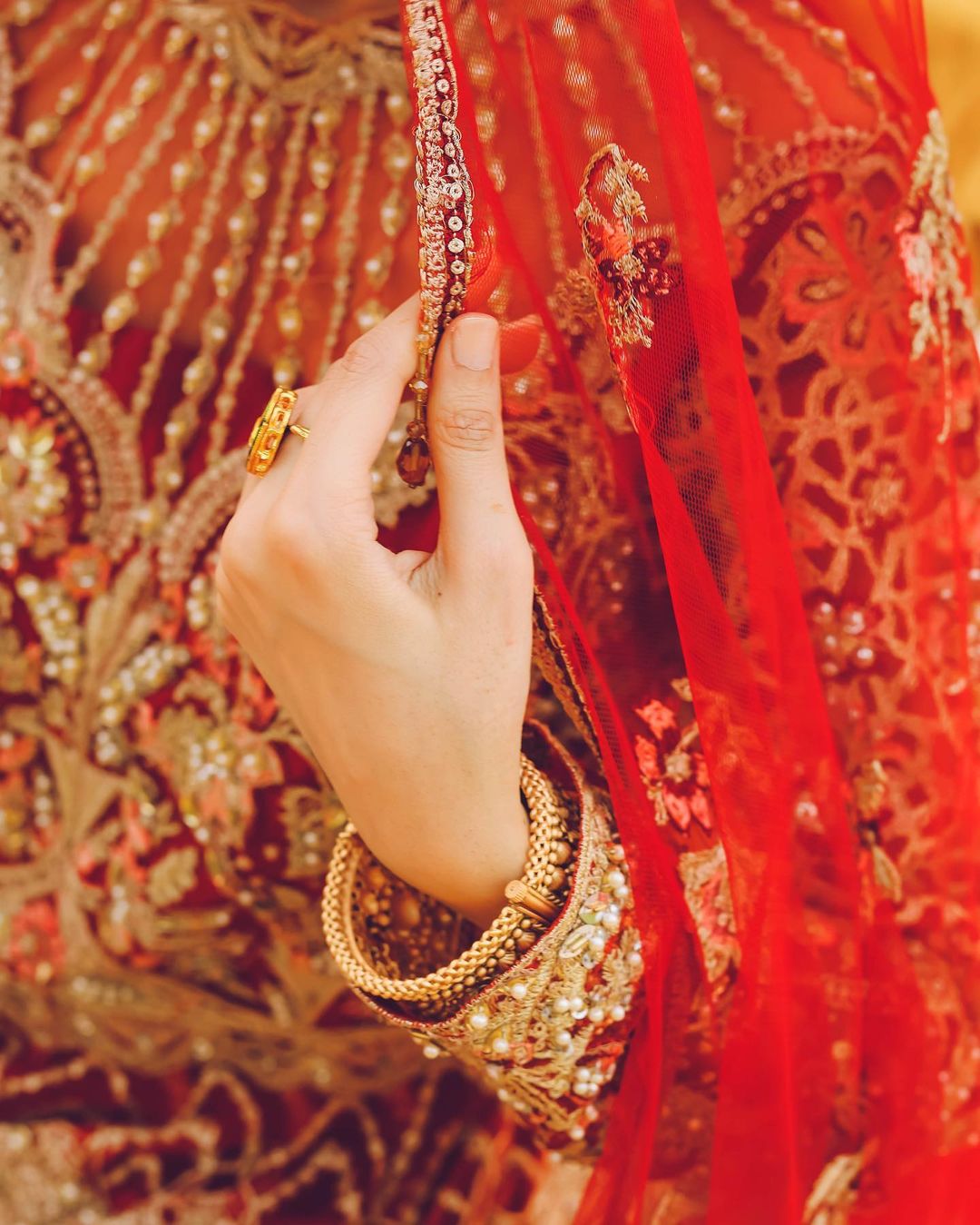 Perfect Red Bridal Pick for NIKKAH Function