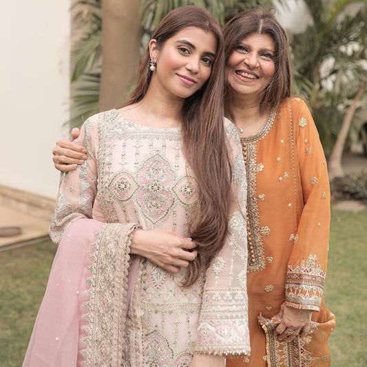 Rubina Ashraf and mina tariq spreading festivities