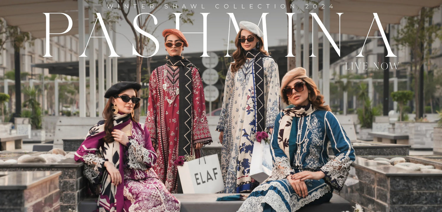 Elaf Winter Pashmina Shawl Collection 2024