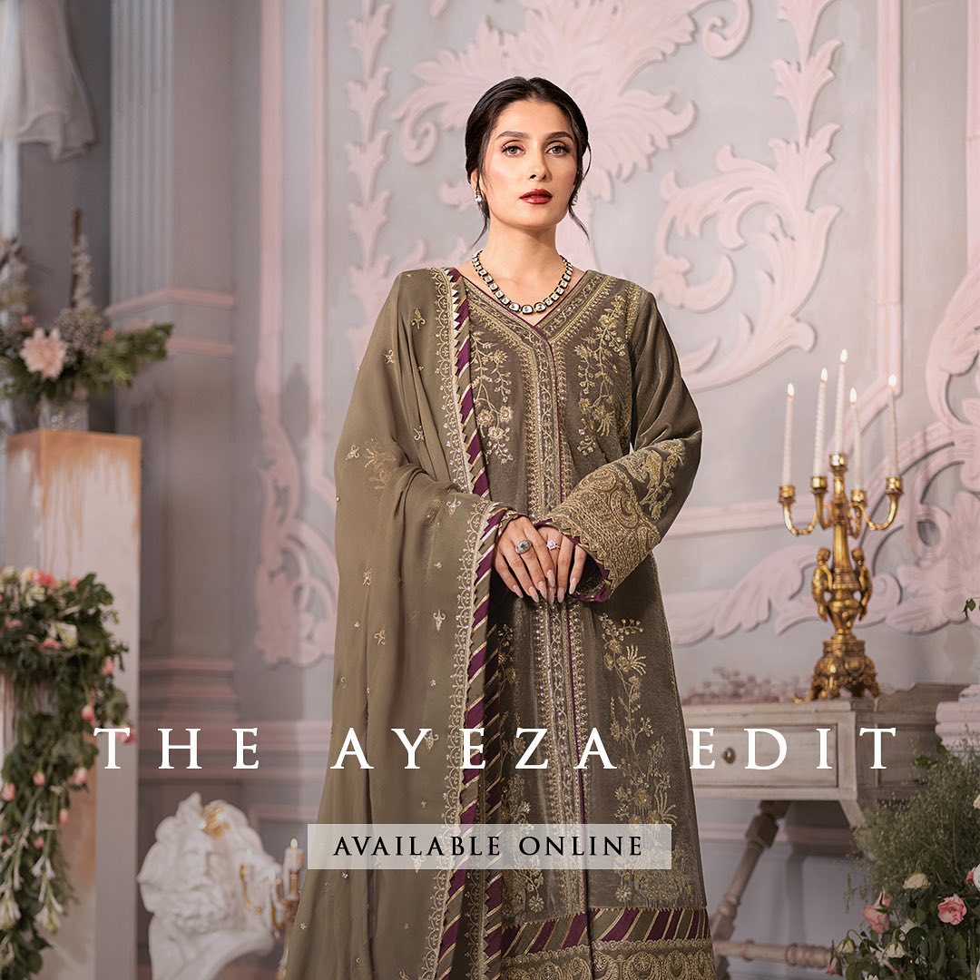 The Ayeza Edit | Makhmal - Royal Velvet Collection | By Asim Jofa