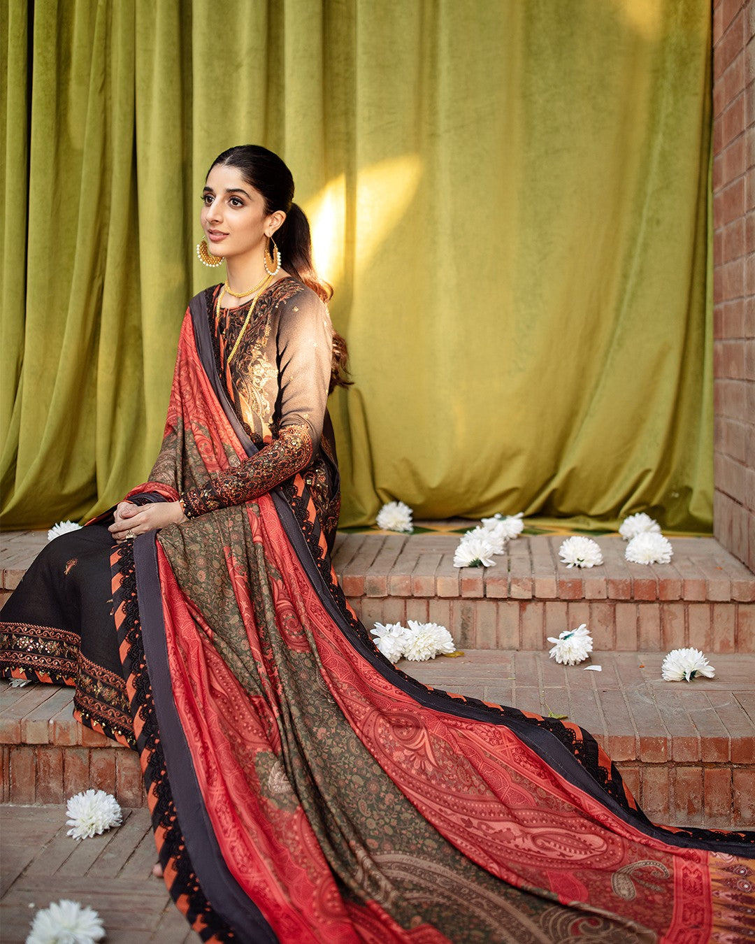 Asra Winter Printed Shawl Collection