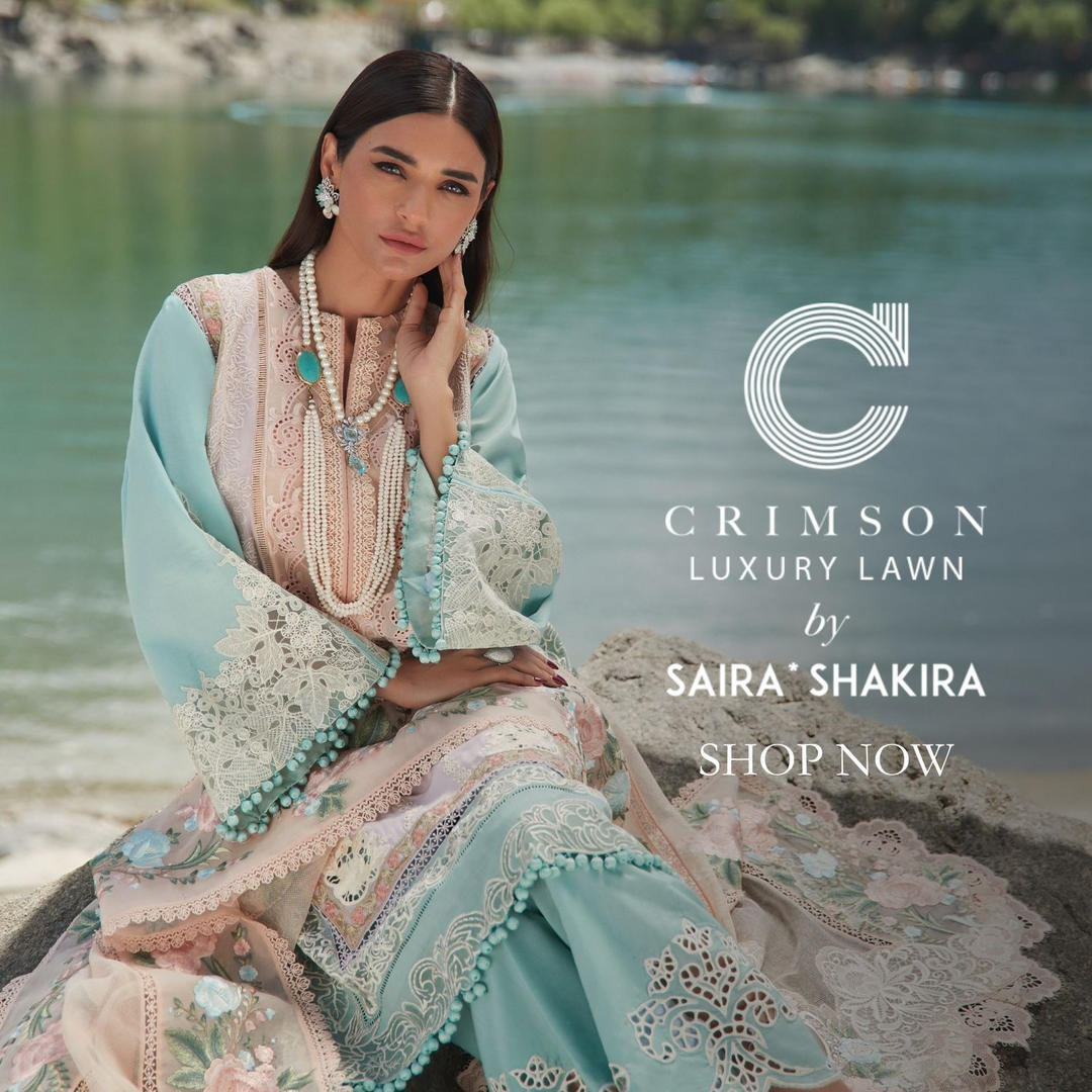 CRIMSON X SAIRA SHAKIRA LUXURY LAWN 2023