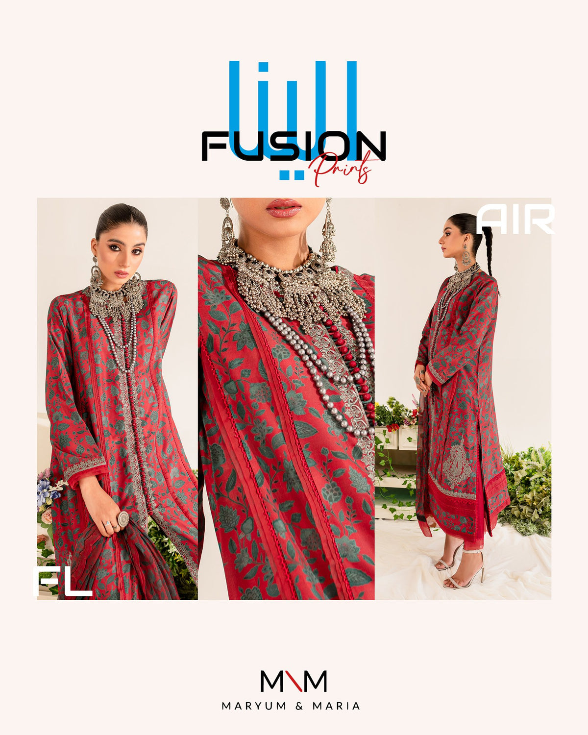 Aleena Fusion Printed Lawn