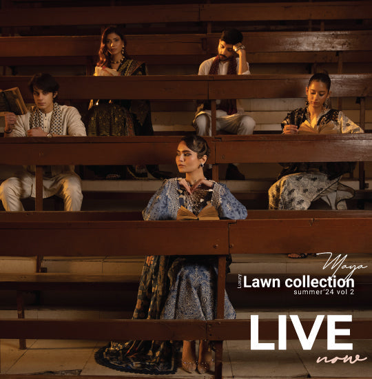 Maya Luxury Lawn Collection summer '24 Vol 2
