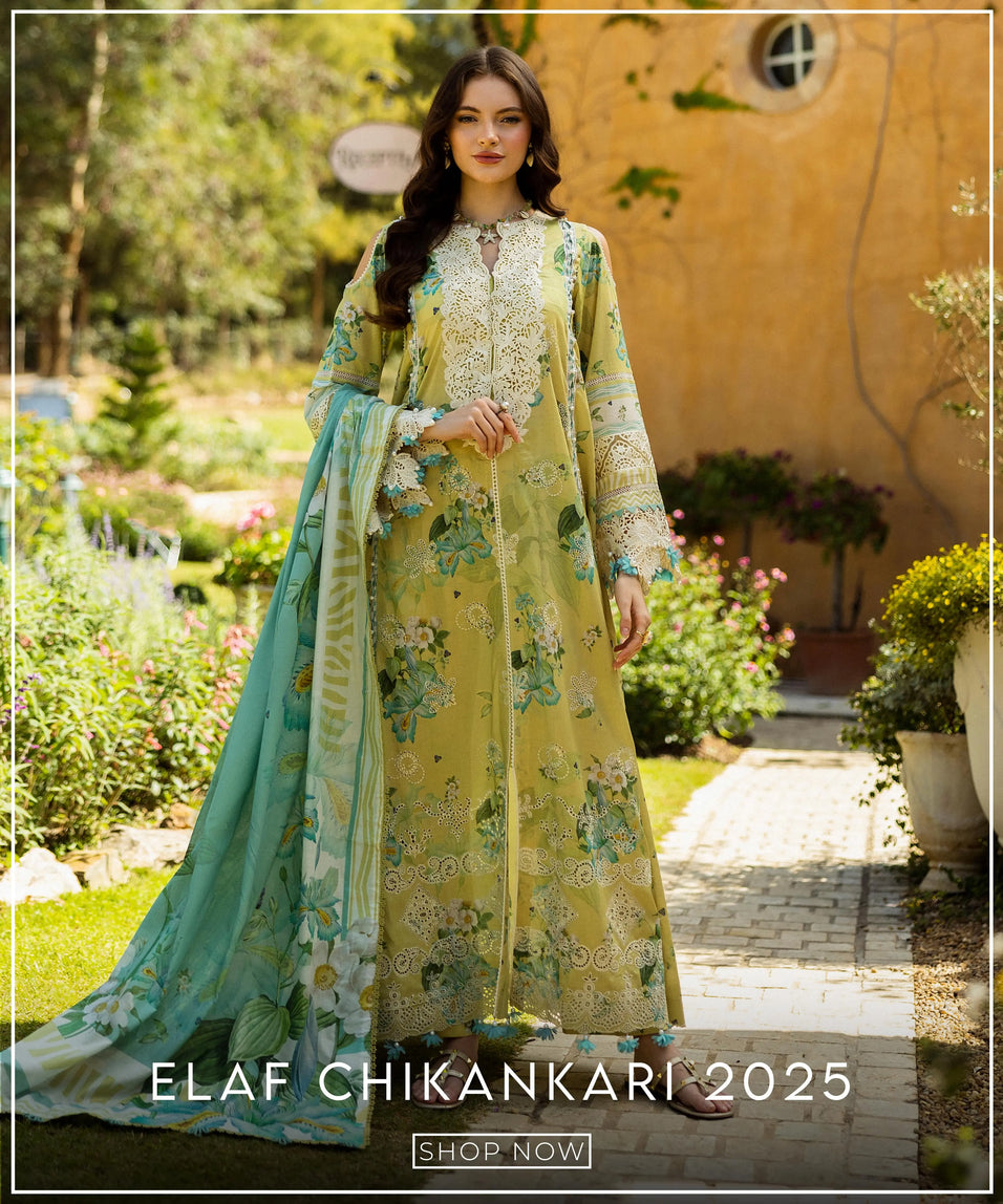 ELAF Print Chikankari Collection 2025