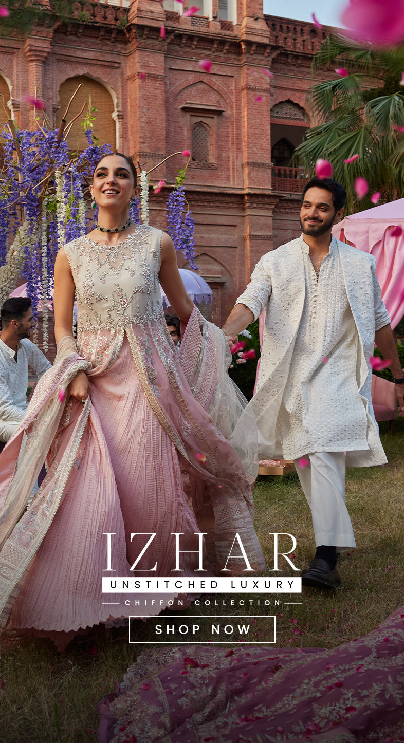 IZHAR UNSTITCHED LUXURY CHIFFON COLLECTION