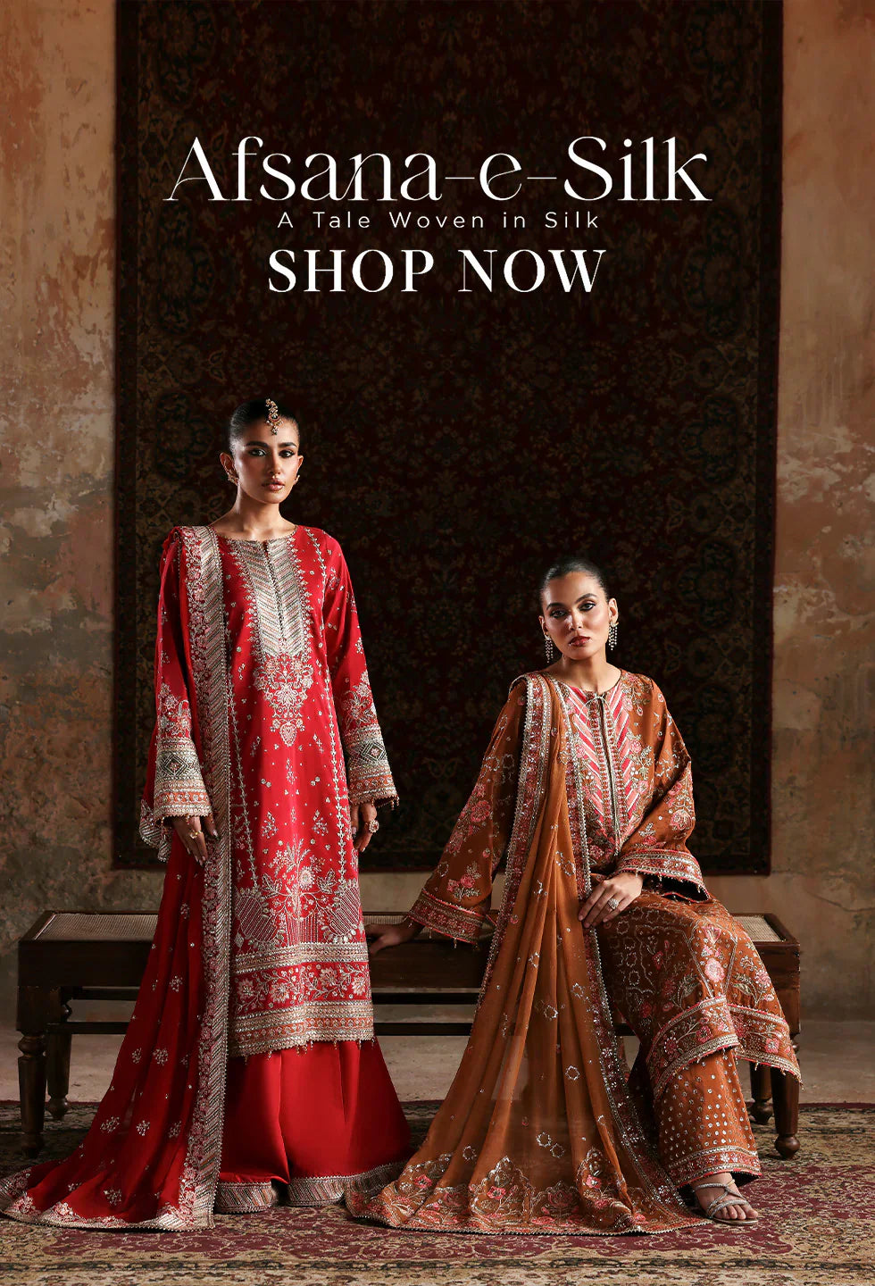 Afsana-e-Silk by Emaan Adeel at #VogueClothingStudio