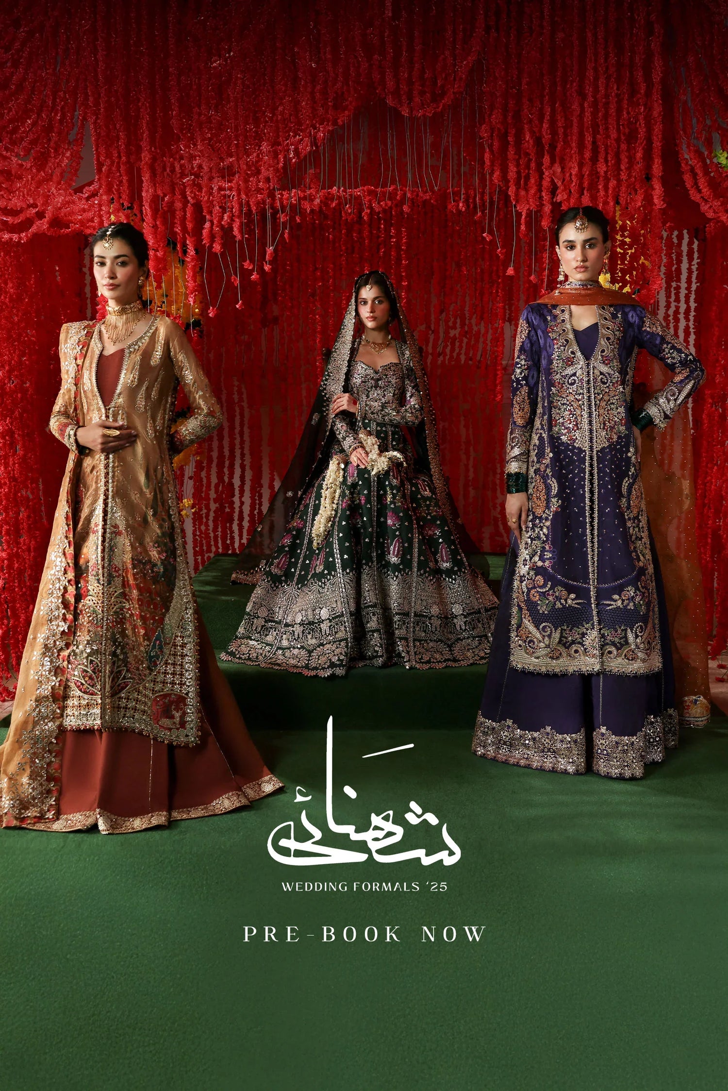 SHEHNAI WEDDING FORMALS'25 BY AFROZEH AT #VogueClothingStudio