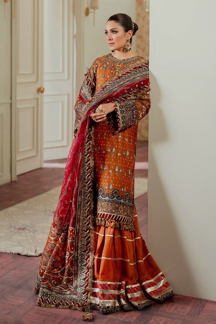 EMBROIDERED NET CH13-01 UNSTITCHED by Baroque at #VogueClothingStudio