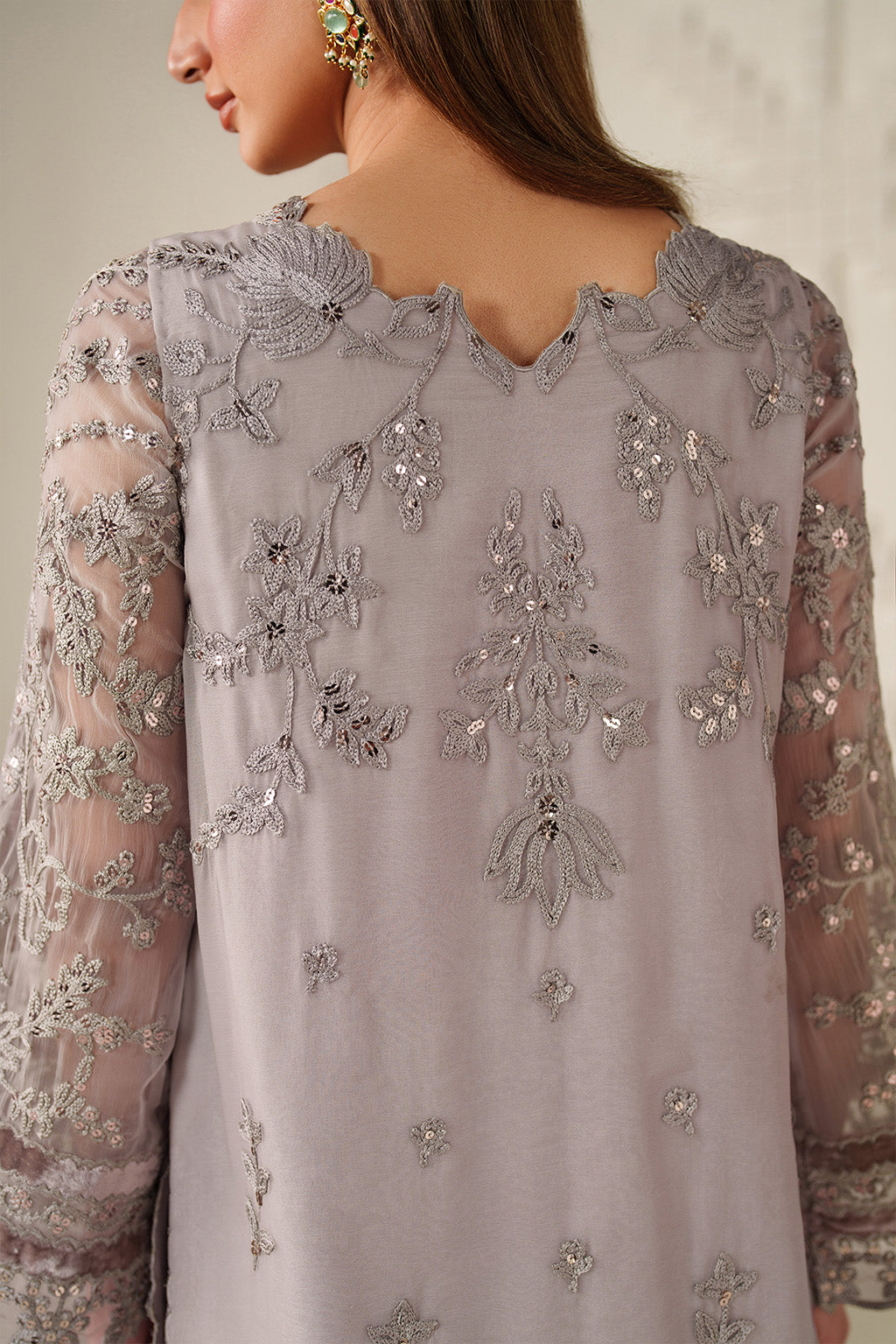 UE-618 Embroidered Chiffon