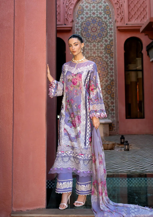 SAVANNAH's Digital Printed Lawn and Digital Printed Chiffon Dupatta from ELAF SIGNATURE COLLECTION 2025.