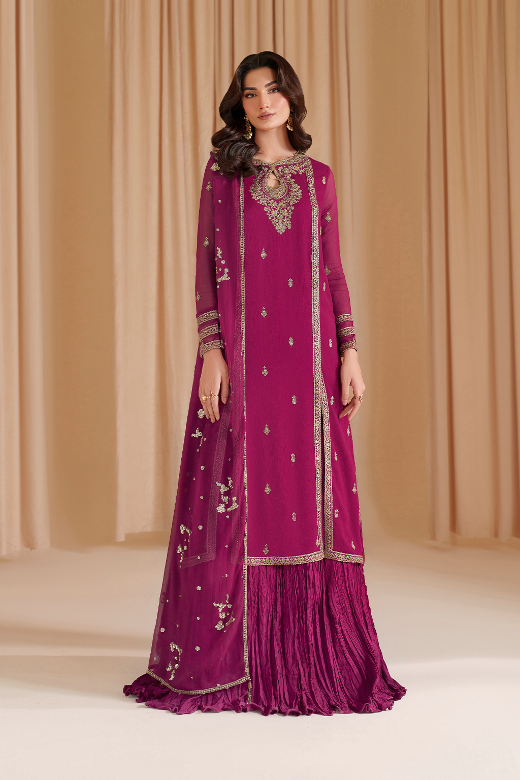 CC-81 Embroidered Chiffon