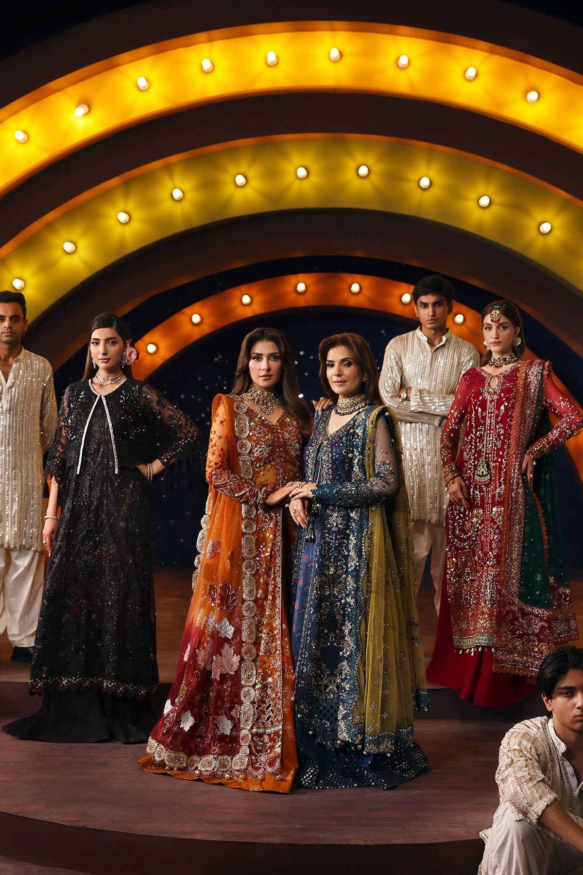 Load video: Nureh Jhoomro Unstitched Luxury Collection at #VogueClothingStudio