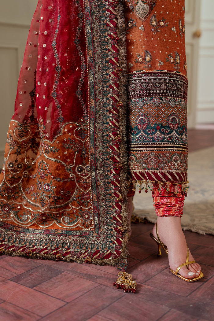 EMBROIDERED NET CH13-01 UNSTITCHED by Baroque at #VogueClothingStudio