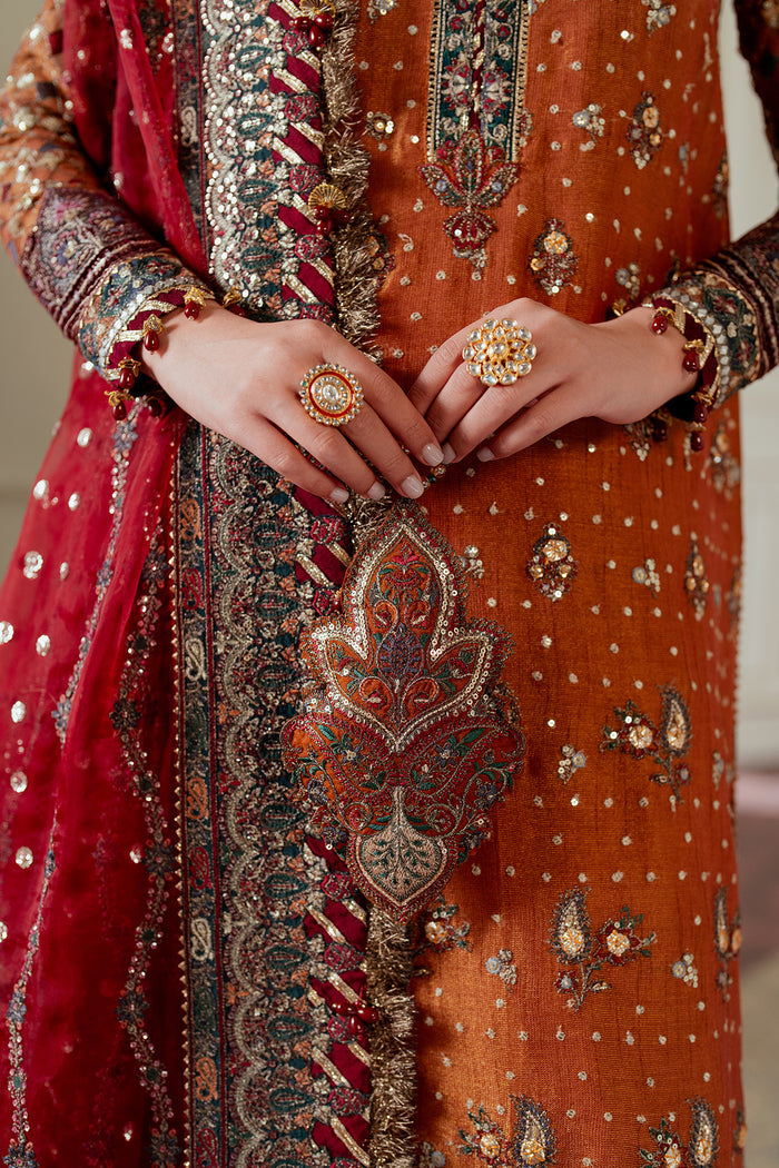 EMBROIDERED NET CH13-01 UNSTITCHED by Baroque at #VogueClothingStudio