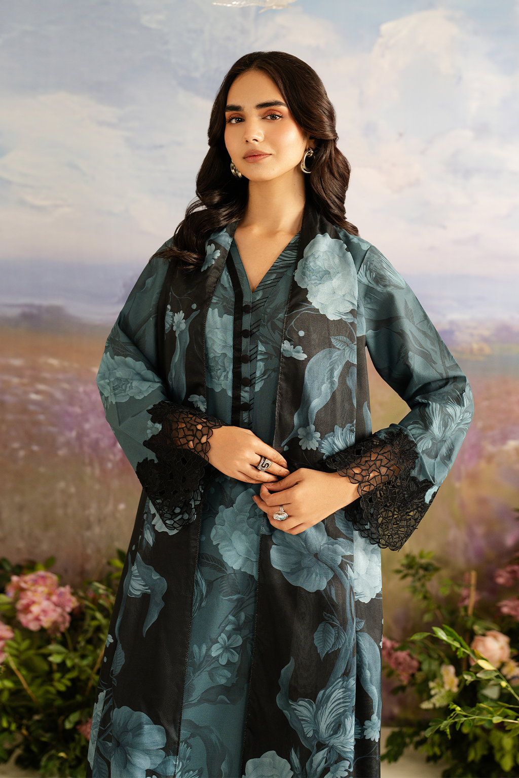 UE-444  Printed Lawn