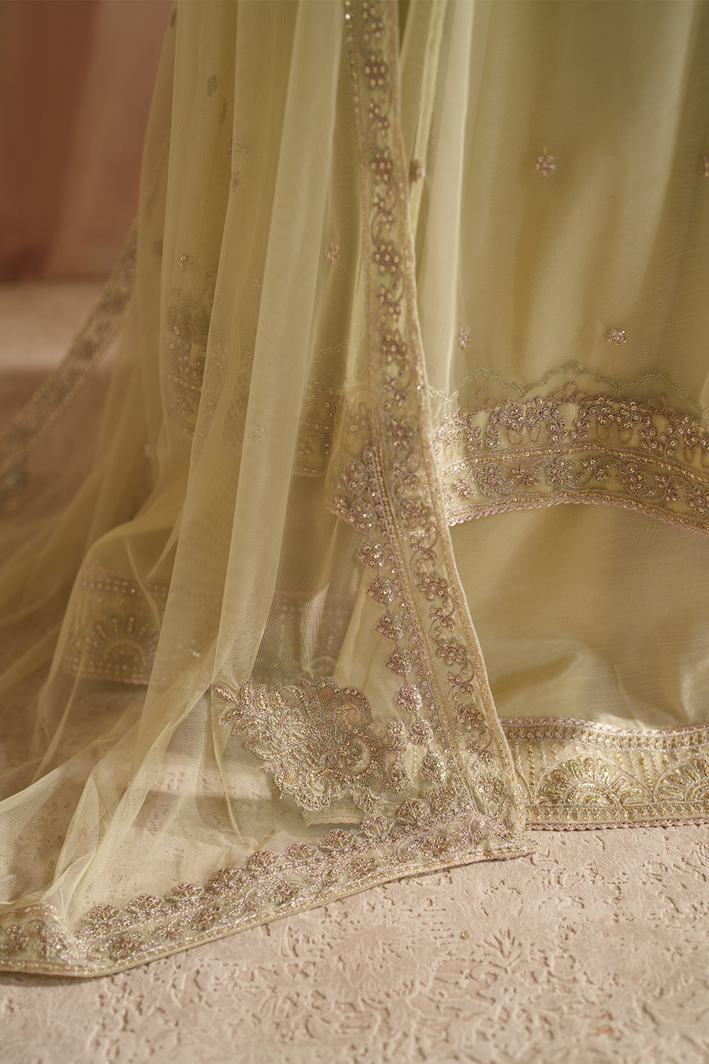 CC-73 Embroidered Net