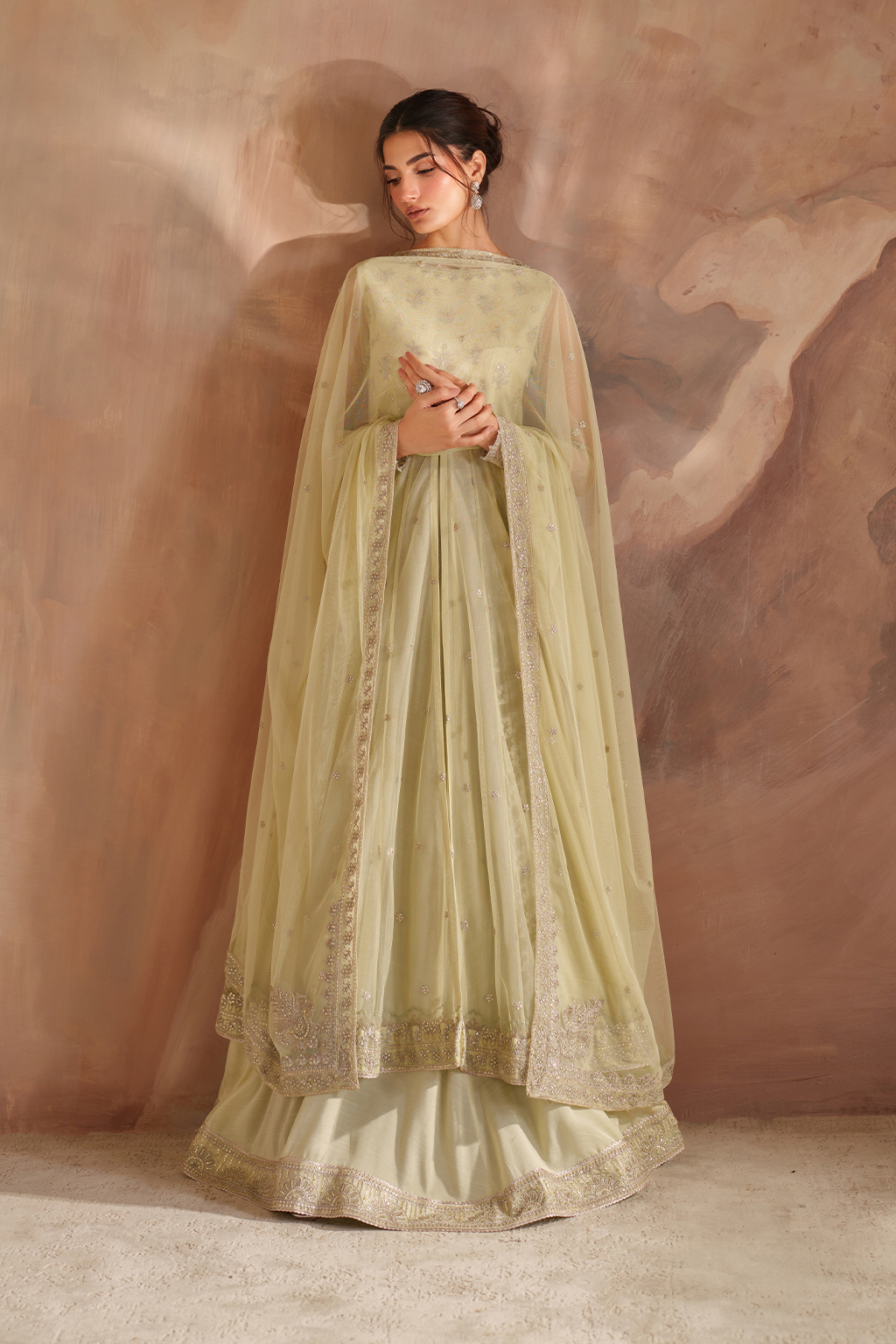 CC-73 Embroidered Net