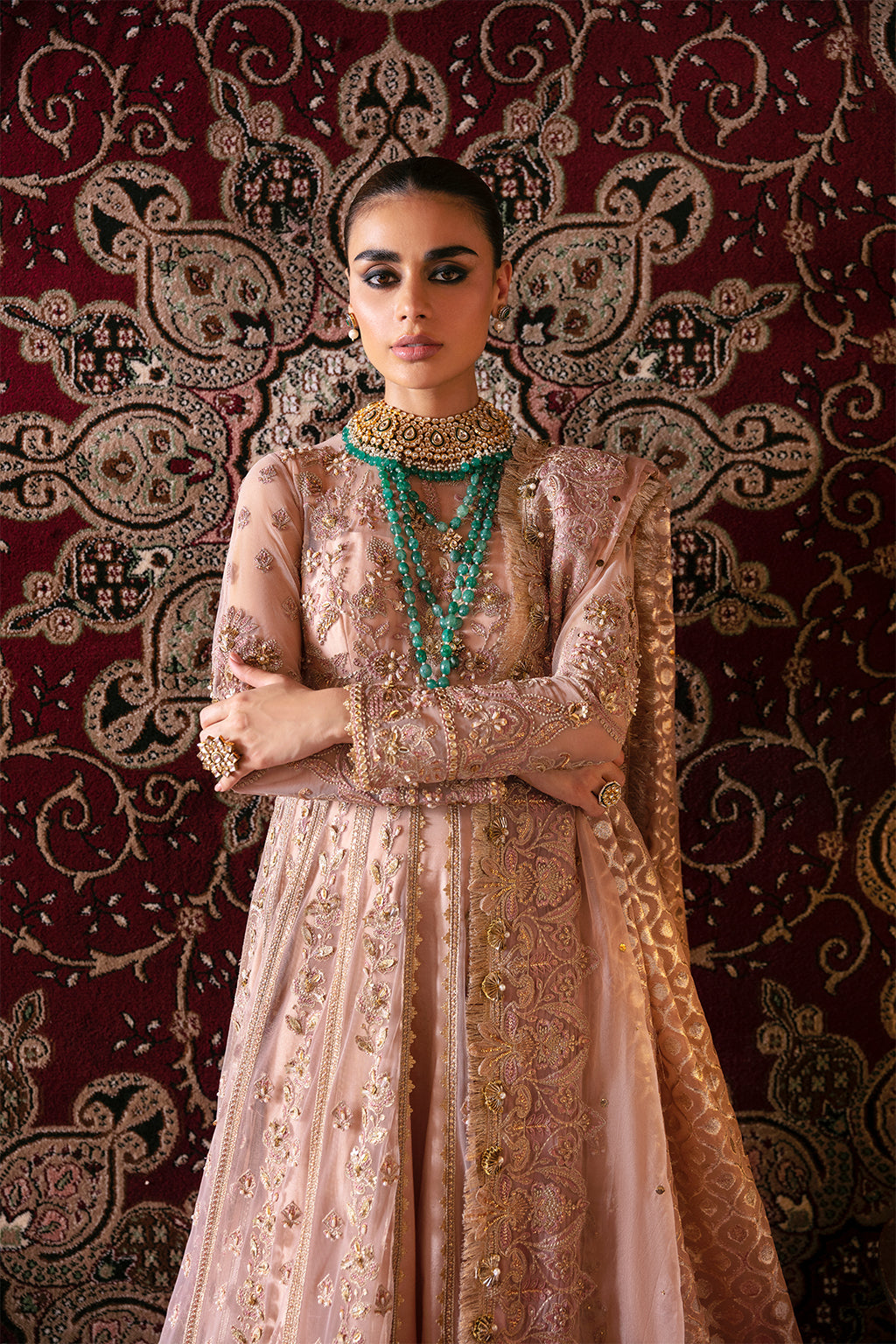 06 Rubab-Hayyat Wedding Formals '23 by Afrozeh at #VogueClothingStudio