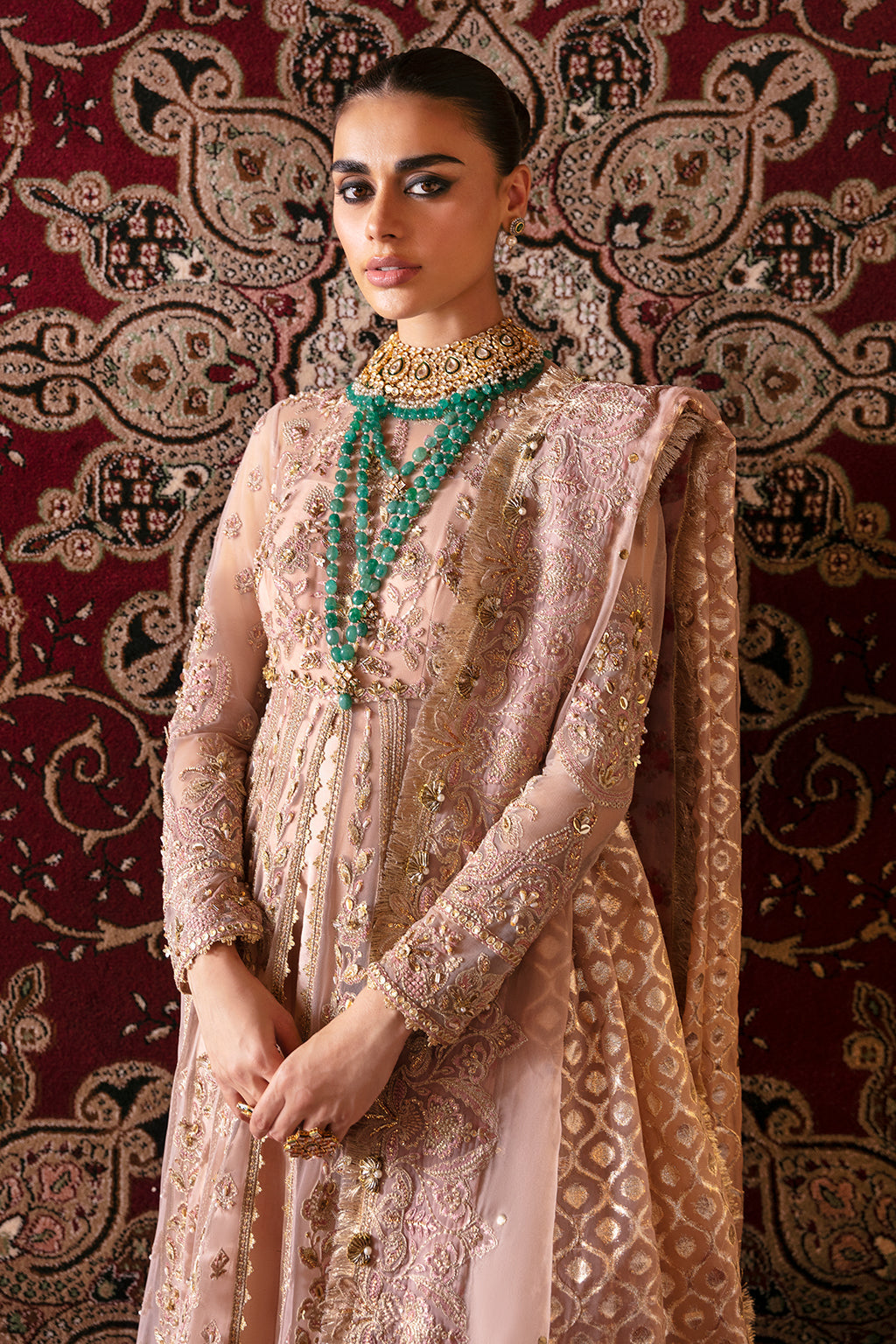 06 Rubab-Hayyat Wedding Formals '23 by Afrozeh at #VogueClothingStudio