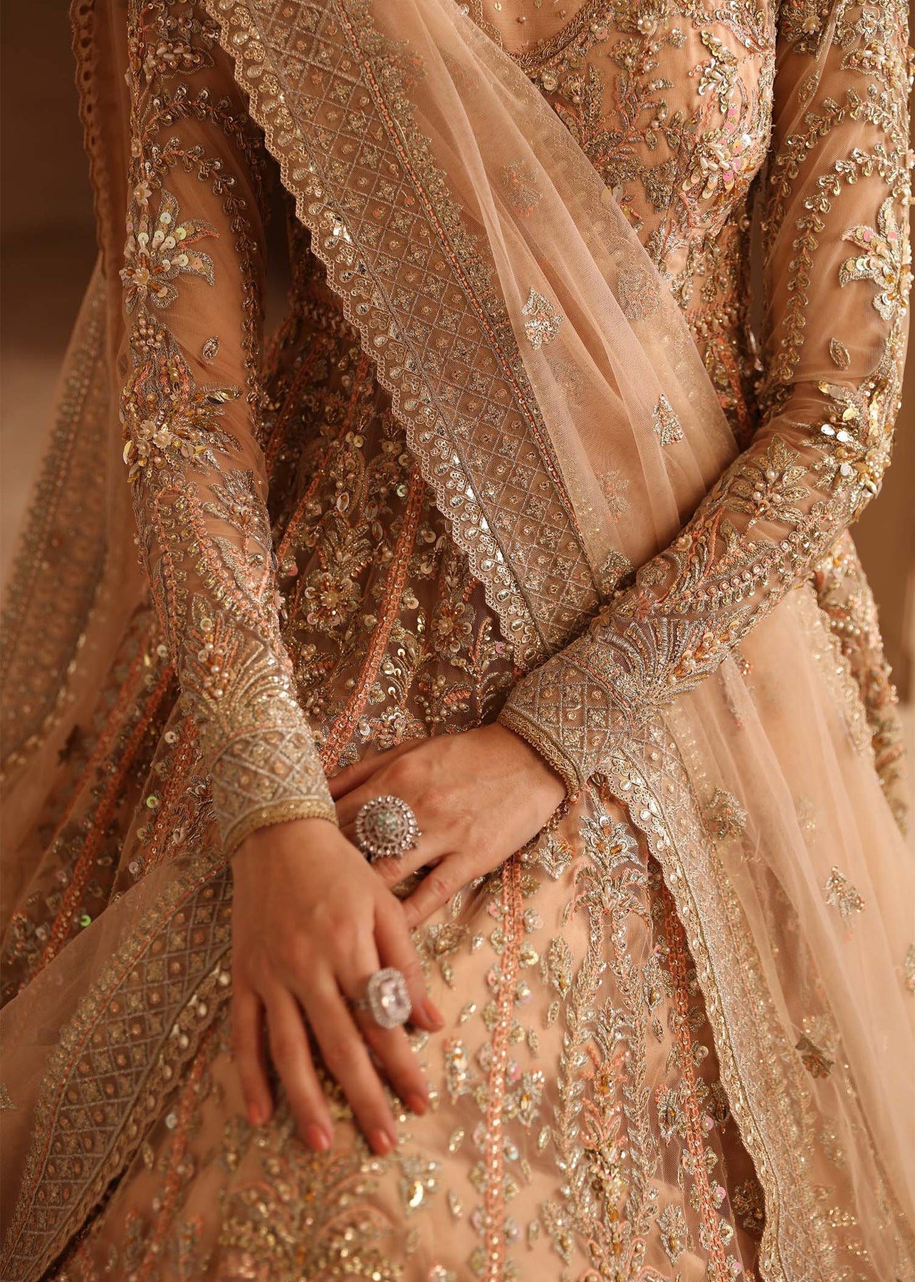 Aveline - Luxury Wedding by Akbar Aslam at #VogueClothingStudio