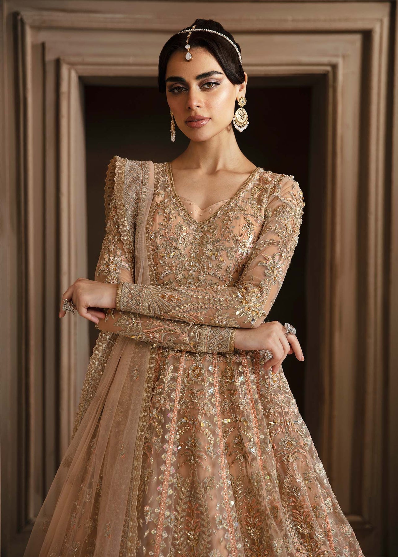 Aveline - Luxury Wedding by Akbar Aslam at #VogueClothingStudio